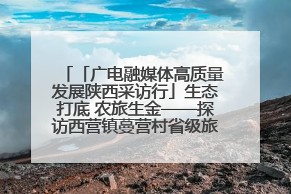 「广电融媒体高质量发展陕西采访行」生态打底 农旅生金——探访西营镇蔓营村省级旅游示范村的振兴密码