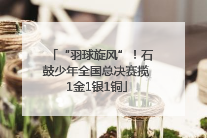“羽球旋风”！石鼓少年全国总决赛揽1金1银1铜