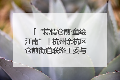 “粽情仓前·童绘江南”｜杭州余杭区仓前街道联络工委与辖区群众共度佳节