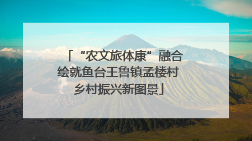 “农文旅体康”融合绘就鱼台王鲁镇孟楼村乡村振兴新图景