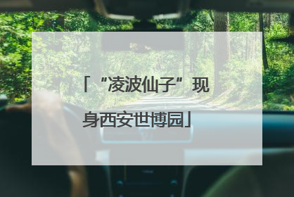 “凌波仙子”现身西安世博园