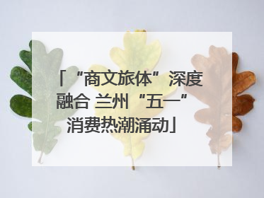 “商文旅体”深度融合 兰州“五一”消费热潮涌动
