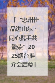 “忠州佳品进山东・同心携手共繁荣”2025烟台推介会启幕
