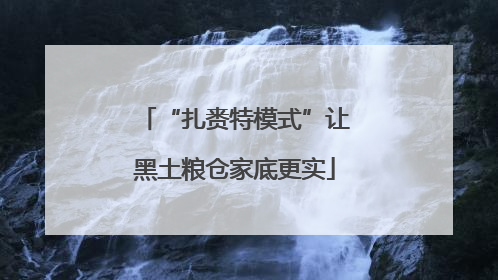 “扎赉特模式”让黑土粮仓家底更实