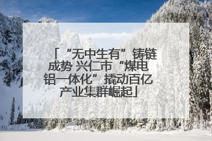“无中生有”铸链成势 兴仁市“煤电铝一体化”撬动百亿产业集群崛起