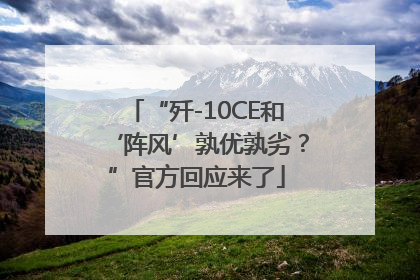 “歼-10CE和‘阵风’孰优孰劣？”官方回应来了