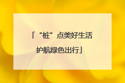 “桩”点美好生活 护航绿色出行