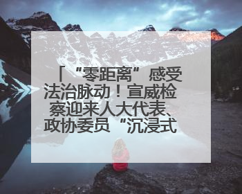 “零距离”感受法治脉动！宣威检察迎来人大代表、政协委员“沉浸式”体验