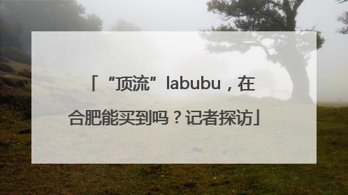 “顶流”labubu，在合肥能买到吗？记者探访