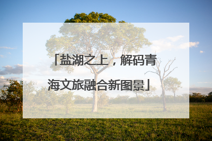 盐湖之上，解码青海文旅融合新图景