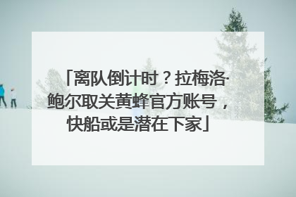 离队倒计时？拉梅洛·鲍尔取关黄蜂官方账号，快船或是潜在下家