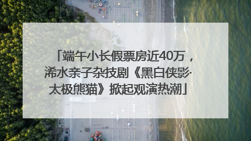 端午小长假票房近40万，浠水亲子杂技剧《黑白侠影·太极熊猫》掀起观演热潮