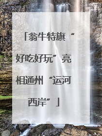 翁牛特旗“好吃好玩”亮相通州“运河西岸”