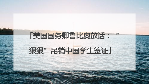 美国国务卿鲁比奥放话：“狠狠”吊销中国学生签证