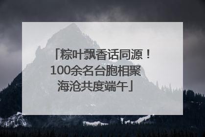 粽叶飘香话同源！100余名台胞相聚海沧共度端午