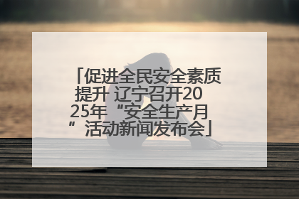 促进全民安全素质提升 辽宁召开2025年“安全生产月”活动新闻发布会