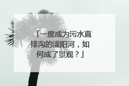 一度成为污水直排沟的滏阳河，如何成了景观？