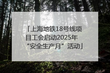 上海地铁18号线项目工会启动2025年“安全生产月”活动