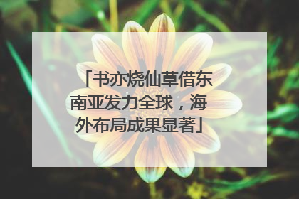 书亦烧仙草借东南亚发力全球，海外布局成果显著