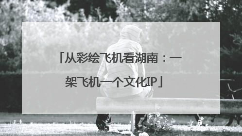 从彩绘飞机看湖南：一架飞机一个文化IP