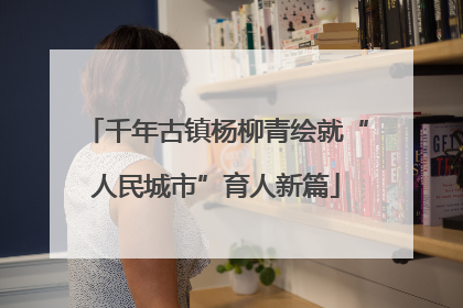 千年古镇杨柳青绘就“人民城市”育人新篇