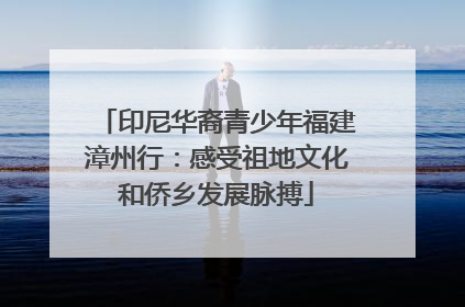 印尼华裔青少年福建漳州行：感受祖地文化和侨乡发展脉搏