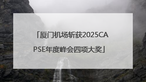 厦门机场斩获2025CAPSE年度峰会四项大奖
