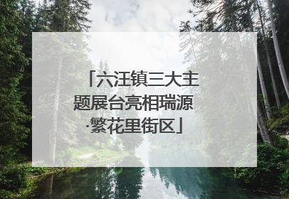 六汪镇三大主题展台亮相瑞源·繁花里街区