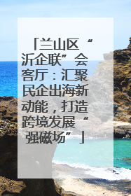兰山区“沂企联”会客厅：汇聚民企出海新动能，打造跨境发展“强磁场”