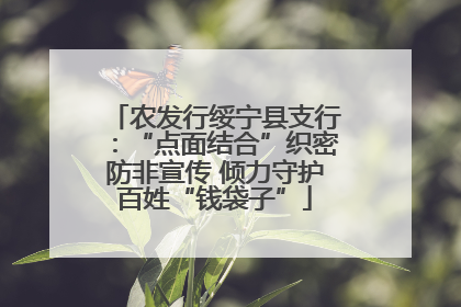 农发行绥宁县支行：“点面结合”织密防非宣传 倾力守护百姓“钱袋子”