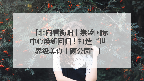北向看衡阳｜崇盛国际中心焕新回归！打造“世界级美食主题公园”