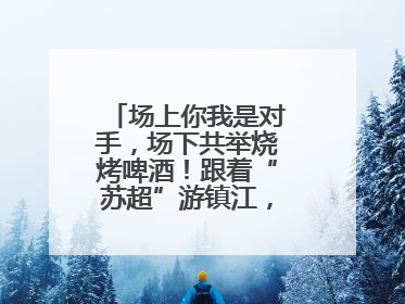 场上你我是对手，场下共举烧烤啤酒！跟着“苏超”游镇江，徐州球迷凭球票畅游名山胜景