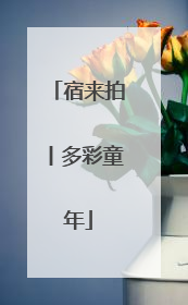 宿来拍丨多彩童年