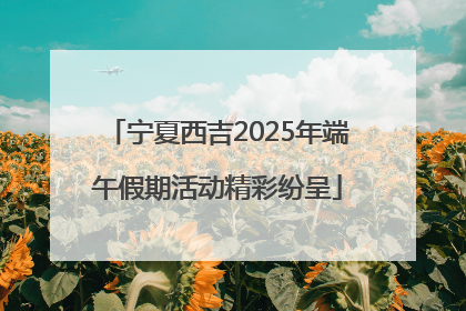 宁夏西吉2025年端午假期活动精彩纷呈