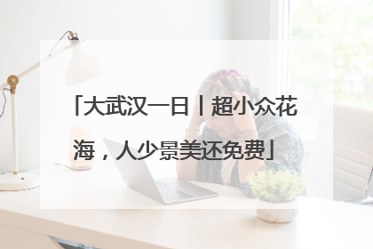大武汉一日丨超小众花海，人少景美还免费