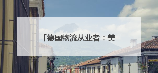 德国物流从业者：美关税政策多变 企业适应“非常困难”