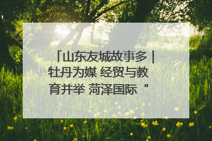 山东友城故事多｜牡丹为媒 经贸与教育并举 菏泽国际“朋友圈”扩容升级