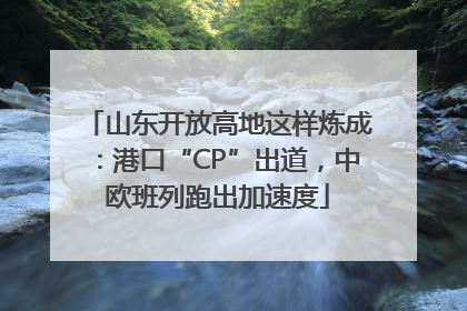 山东开放高地这样炼成：港口“CP”出道，中欧班列跑出加速度