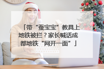 带“蚕宝宝”教具上地铁被拦？家长喊话成都地铁“网开一面”