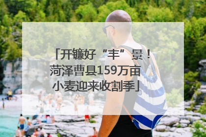 开镰好“丰”景！菏泽曹县159万亩小麦迎来收割季