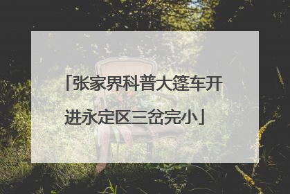 张家界科普大篷车开进永定区三岔完小