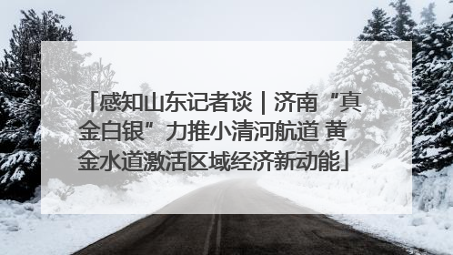 感知山东记者谈｜济南“真金白银”力推小清河航道 黄金水道激活区域经济新动能