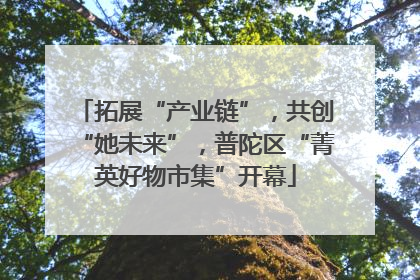 拓展“产业链”，共创“她未来”，普陀区“菁英好物市集”开幕