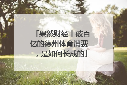 果然财经丨破百亿的德州体育消费，是如何长成的
