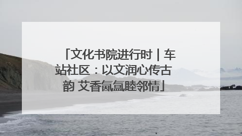 文化书院进行时｜车站社区：以文润心传古韵 艾香氤氲睦邻情