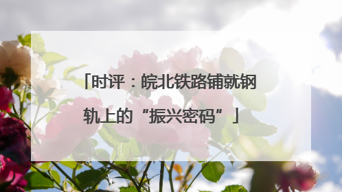 时评：皖北铁路铺就钢轨上的“振兴密码”