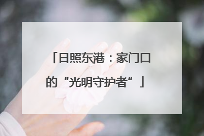 日照东港：家门口的“光明守护者”