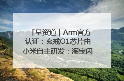 早资道｜Arm官方认证：玄戒O1芯片由小米自主研发；淘宝闪购联合饿了么日订单超4000万