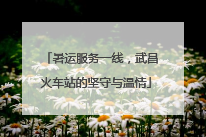 暑运服务一线，武昌火车站的坚守与温情