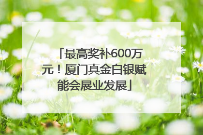 最高奖补600万元！厦门真金白银赋能会展业发展